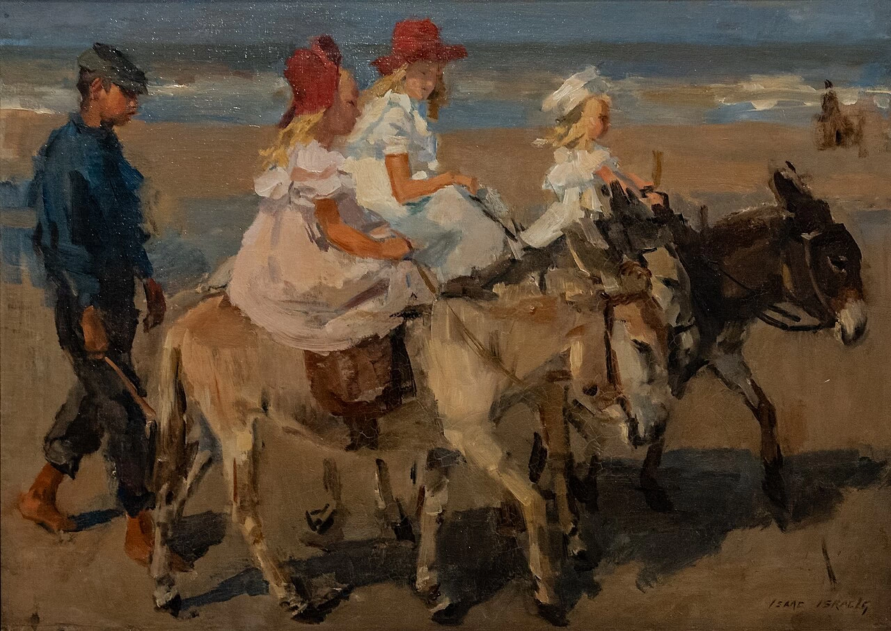 Isaac Israëls - Gli asini sulla spiaggia, Rijksmuseum, Amsterdam 1